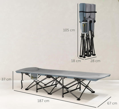 Cama de Camping Plegable con Almohada